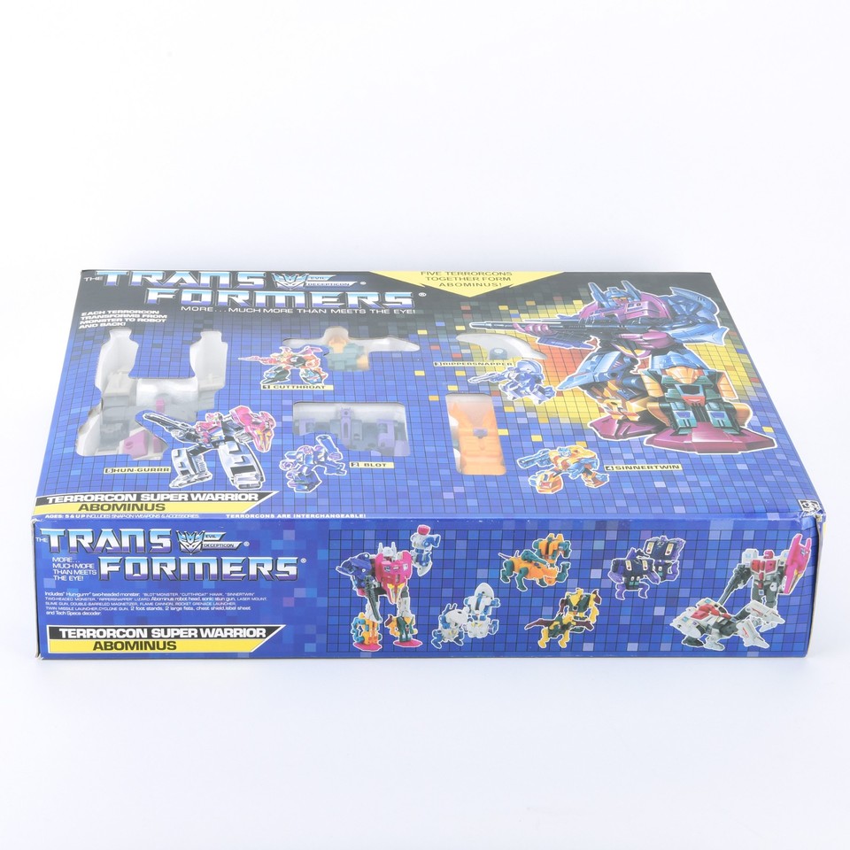 Transformers G1 Terrorcons Super Warrior Abominus 5 Figures Set ...