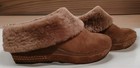 Antelope Collection Women's Size 6.5 NO8 Brown Suede Leather Shearling Shoes  — photo 3