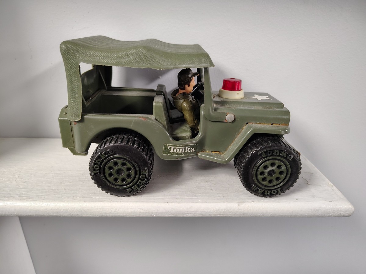Vintage Tonka JEEP ARMY GREEN MP Military | eBay