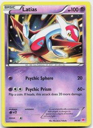 Latias 30/30 XY Trainer Kit: Latias & Latios Holo