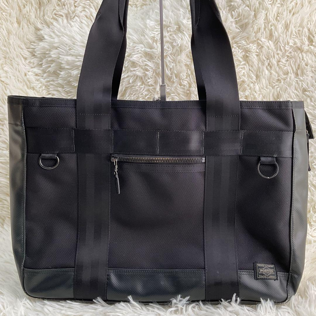 Porter Heat A4 Tote Bag Black 40x32x11cm Business Bag | eBay Porter Heat A4 Tote Bag Black 40x32x11cm Business Bag | eBay