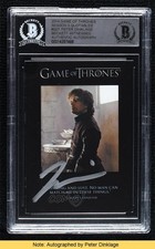 BAS 2014 Game of Thrones Season 3 Tyrion Lannister #Q21 BGS Authentic READ 04k8