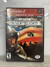 Conflict Desert Storm (PlayStation 2, 2003) Complete w/ Manual