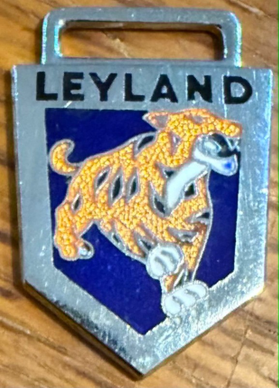 Watch fob: Leyland auto (UK), Fattorini & Sons jewelers, scarce? (Lot #264)
