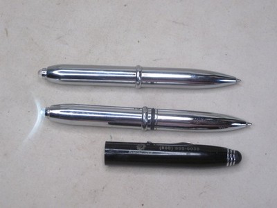 2 vintage pens flashlights 1 tested ADLER pen light flashlight Baseload Power pr