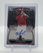 2023 Bowman Nelson Rada 1st Bowman Auto Anaheim Angels!!