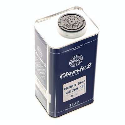 Motoröl Motor Oil Ravenol Classic 2 Oldtimer Motoröl Öl 70-er SAE 20W-50 API SE 