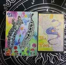 New! The Onyi Tarot deck by Sophie Julich. Opened to take pics.