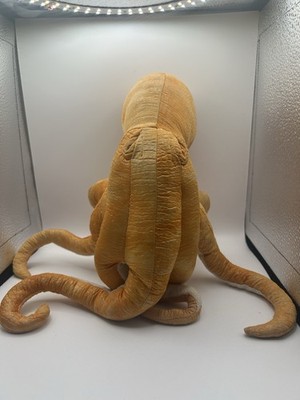 Fiesta Toys Orange Octopus Plush Stuffed Animal Textured Real Life Sea Creature