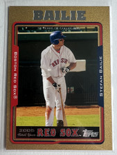 2005 Topps Updates & Highlights - Stefan Bailie #UH272 Gold /2005, Red Sox