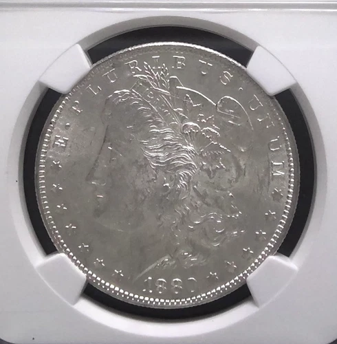 1880 S $1 Morgan Silver Dollar NGC MS60