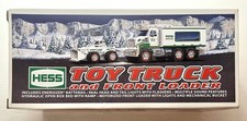   2008 Hess Toy Truck and Front Loader In Original Box Lights Sounds