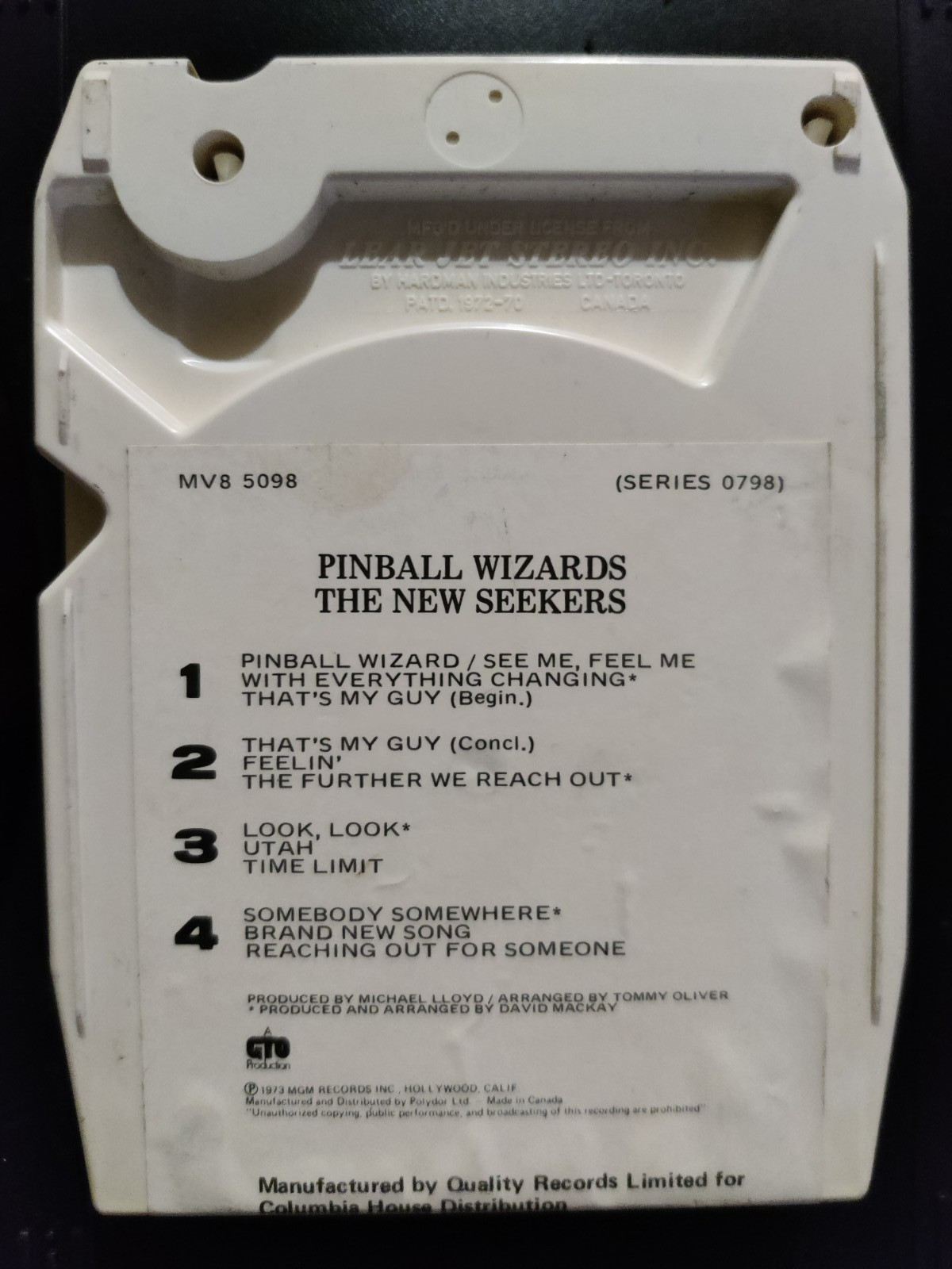 The New Seekers - Pinball Wizards - 8 Track Tape Cartridge image 2
