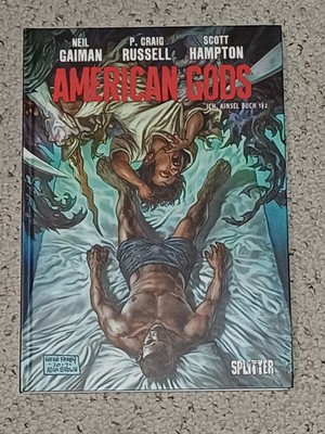 Neil Gaiman ''AMERICAN GODS - Ich Ainsel 1/2'' - Topzustand - Splitter Verlag