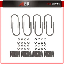 Trailer U Bolt Kit For 3500lb 3" Round Axle 7" Long 1/2" Diameter -20080