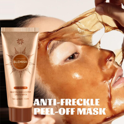 Natural Herbal Spots Peel-Off Facial Mask Skin Whiteing Blemish Freckle Removal