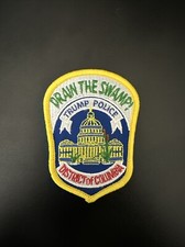Washington DC Metro Police Trump Police Drain The Swamp Hat Patch