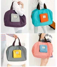 Portable Organizer pouch Travel foldable shopping tote shoulder bag Waterproof