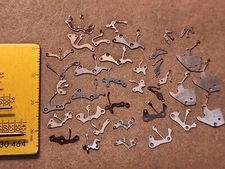 Lot Of 36 Wristwatch Yoke Bridges For Parts Repairs Spares-20 Types