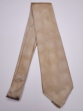 Robert Talbott Nordstrom Mens Formal Necktie 58"Lx3.75"W Beige Neck Tie