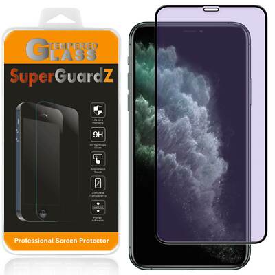 Anti Blue Light FULL COVER Glass Screen Protector For iPhone 12 / Pro Max / Mini