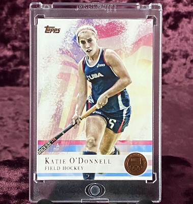O Donnell 2012 Topps Olympic BRONZE Parallel RC #23 MINT USA Field Hockey Legend