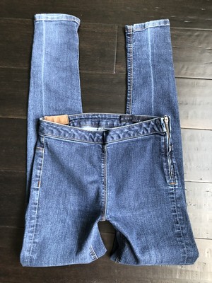 jeans with zipper on side