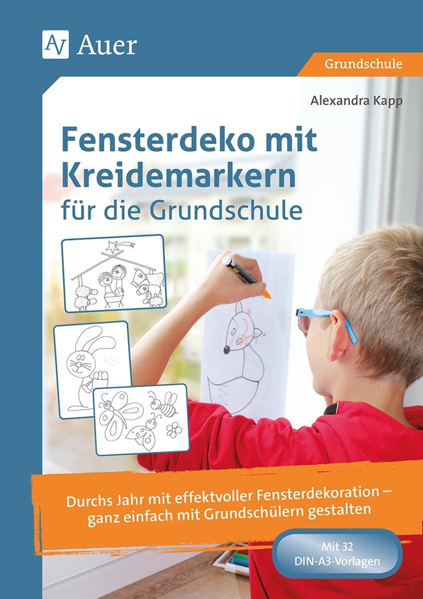 Thumbnail - Alexandra Kapp Fensterdeko Mit Kreidemarkern Für Die Grundsc ...