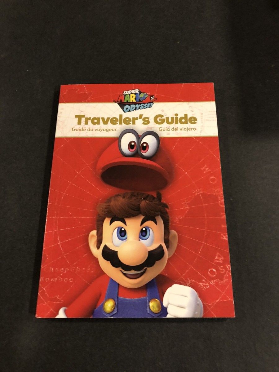 Super Mario odyssey Nintendo Switch travelers guide manual