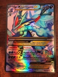 Details About Read The Description Pokemon Gx Ex Mega Proxy Mega M B Ash Greninja Full Art Show Original Title