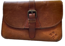 Patricia Nash Tori crossbody/clutch tan pre owned
