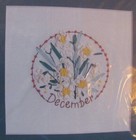 Bucilla Silk Ribbon Embroidery Kit Flowers of the Month December Narcissus Mat — photo 3