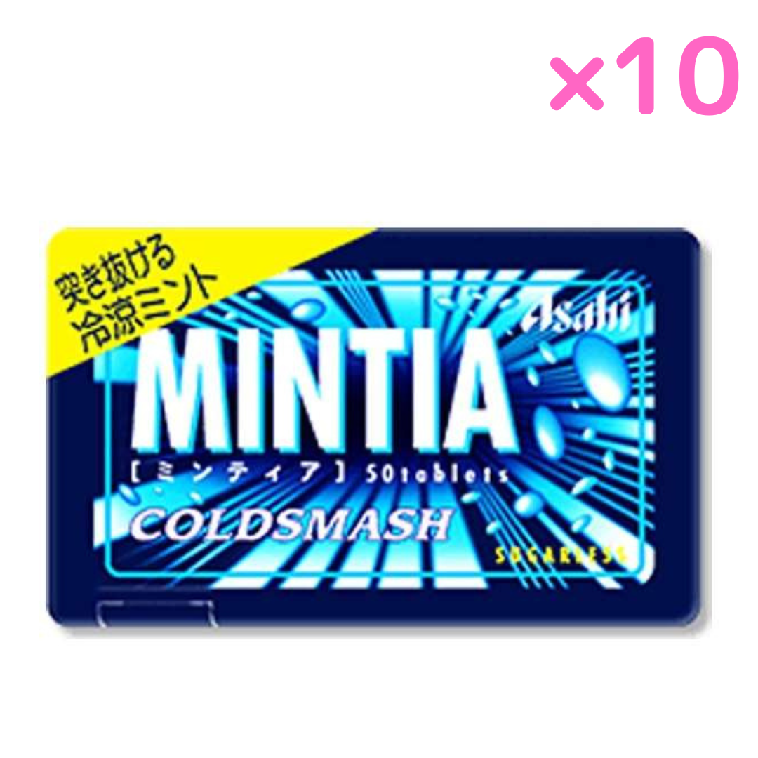 Japan Breath Mints: Asahi Mintia: Cold Smash Dry Hard WILD & COOL