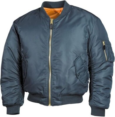 Veste Bomber Padded | Bleu foncé | RAW
