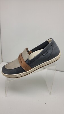 Taos Upward Sneaker Women Gray Tan Leather Comfort  display picture 1