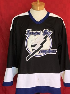 Signed Vinny Lecavalier 4 Tampa Bay Lightning Nhl Hockey Jersey