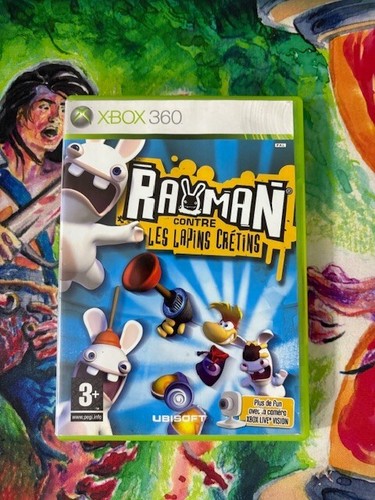 Rayman Raving Rabbids XBOX 360 microsoft completo pal eur fr | eBay