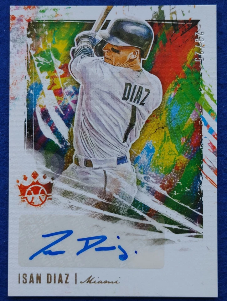 2020 Panini Diamond Kings-Isan Diaz-DK Signatures Rookie Auto-23/25 - Image 4 of 4