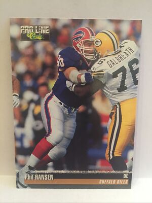 1995 Classic Pro Line Football #272 Buffalo Bills Phil Hansen