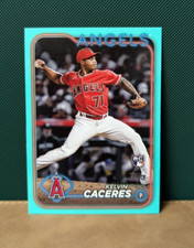 2024 Topps Series 2 - Fanatics Aqua #680 Kelvin Caceres (RC)