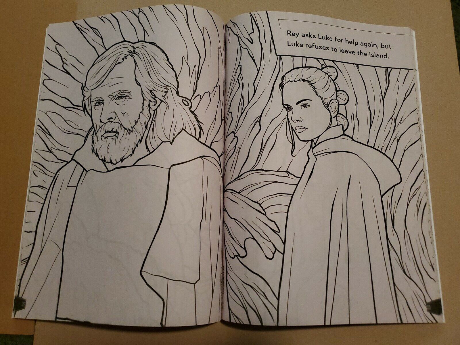 Disney Star Wars: The Last Jedi Jumbo Coloring Book - Rey - Brand New Unused