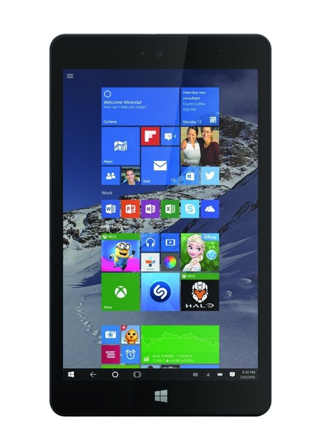 Linx 810 8" Tablet Leather Edition 32GB Intel Atom 1.83 GHz Windows 10 Black