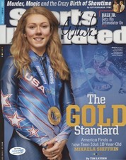 Mikaela Shiffrin Skiing Autographed Signed 8x10 Photo ACOA