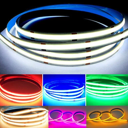 5/10/20M LED COB Streifen Warmweiß Kaltweiß RGB Stripe keine Lichtpunkt Leiste - Bild 1 von 24