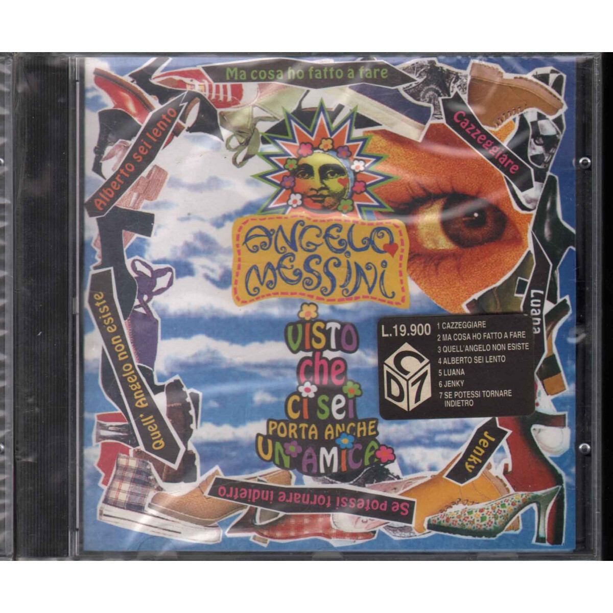 Angelo Messini CD Visto Che CI Sei Porta Un'Amica Seigillato ‎0743212820225