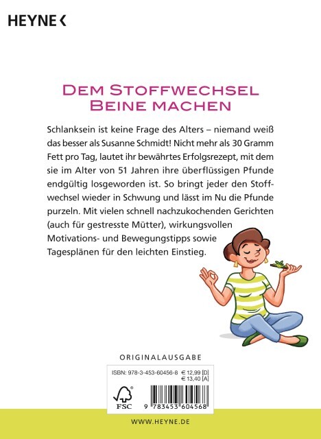 Thumbnail - Susanne Schmidt / Nie Wieder Dick - Abnehmen Ab 40 / 9783453604568