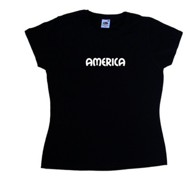 Amerika Text Damen T-Shirt