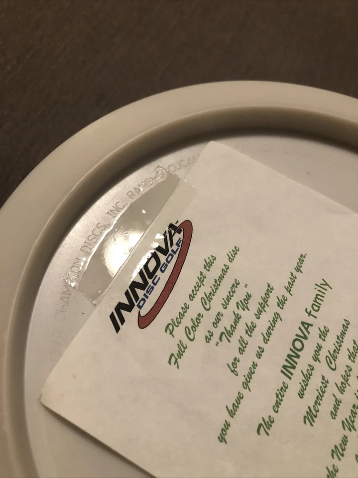 RARE First Run DX Innova Beast - Christmas Disc Pat# 174g- New/Unthrown - Image 4 of 4