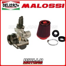 02631X+0417255 KIT CARBURATORE DELLORTO PHBG 19 DS 2T + FILTRO MALOSSI ARIA MANU