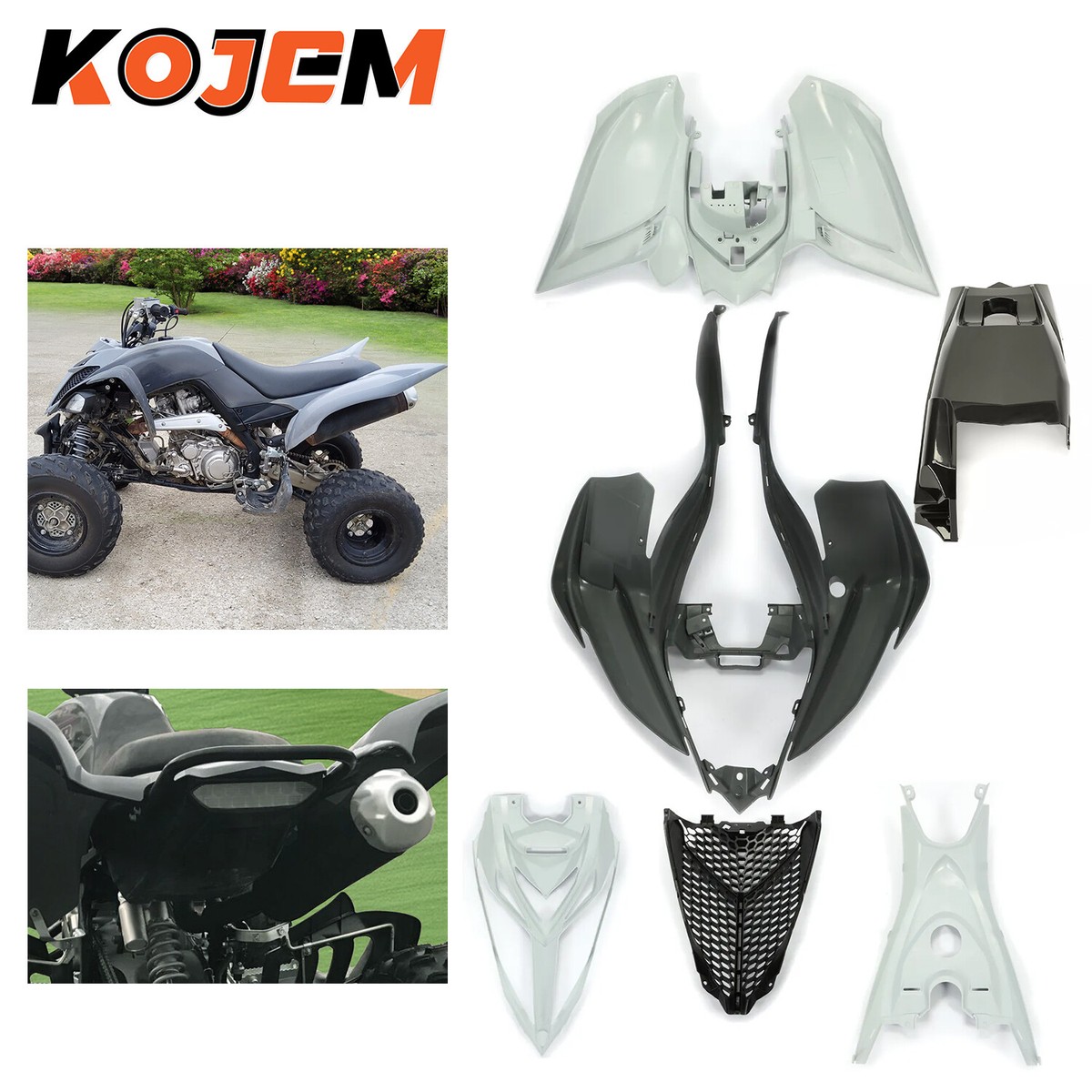 Plastics Kit Bodywork Fenders Set & Taillights Cover For 06-23